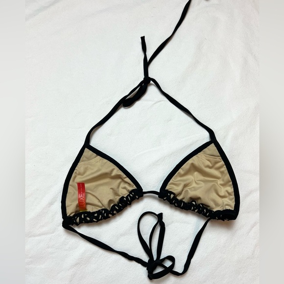 Luxe By Lisa Vogel Crochet Bikini Top - Picture 3 of 5